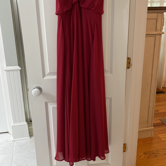 Kennedy Blue Bridesmaids Dress || Style, Fatima in Color, Claret - Picture 7 of 9